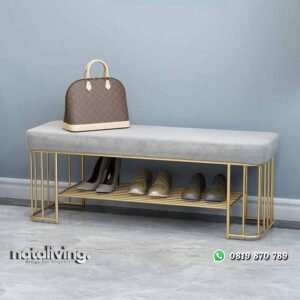 Bench rangka besi jari2 rak sepatu rangka besi terbaik nataliving furniture