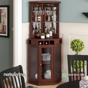 Almari pojok kayu jati terbaru almari pojok mewah nataliving furniture