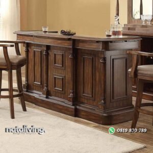 Meja bar kayu jati terbaru meja bar terbaik kontruksi kuat nataliving furniture