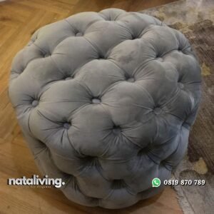 Stool bundar modern stool terbaru busa tebal nataliving furniture