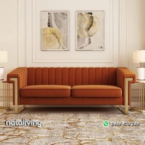 Sofa modern terbaru kaki besi jok terbaik sofa tamu mewah nataliving furniture
