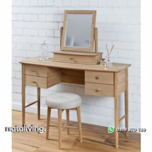 Meja rias terbaru kayu jati meja rias simple terbaik nataliving furniture