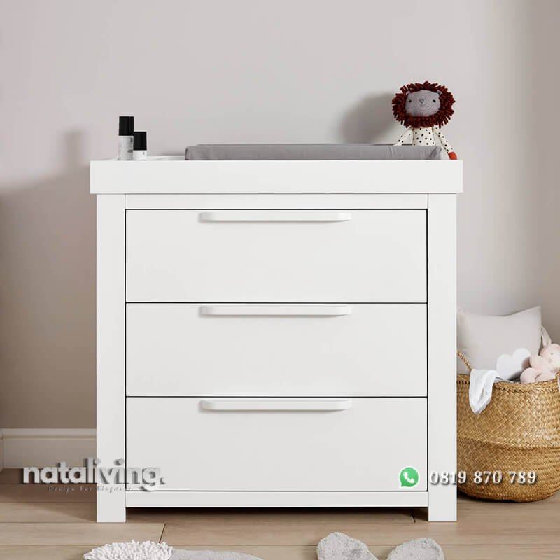 Baby Tafel 3 Laci Minimalis Franklin nataliving furniture 1 Baby Tafel 3 Laci Minimalis Franklin nataliving furniture 1