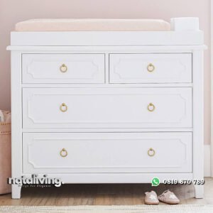 Baby Tafel Duco Putih Ava Model Minimalis Terpopuler nataliving furniture