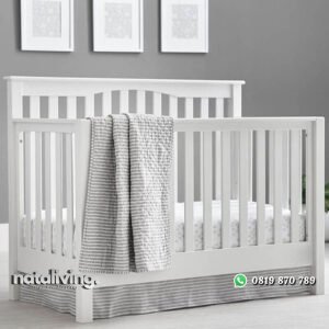 Box Bayi Kayu Minimalis Model Terbaru Duco Putih nataliving furniture