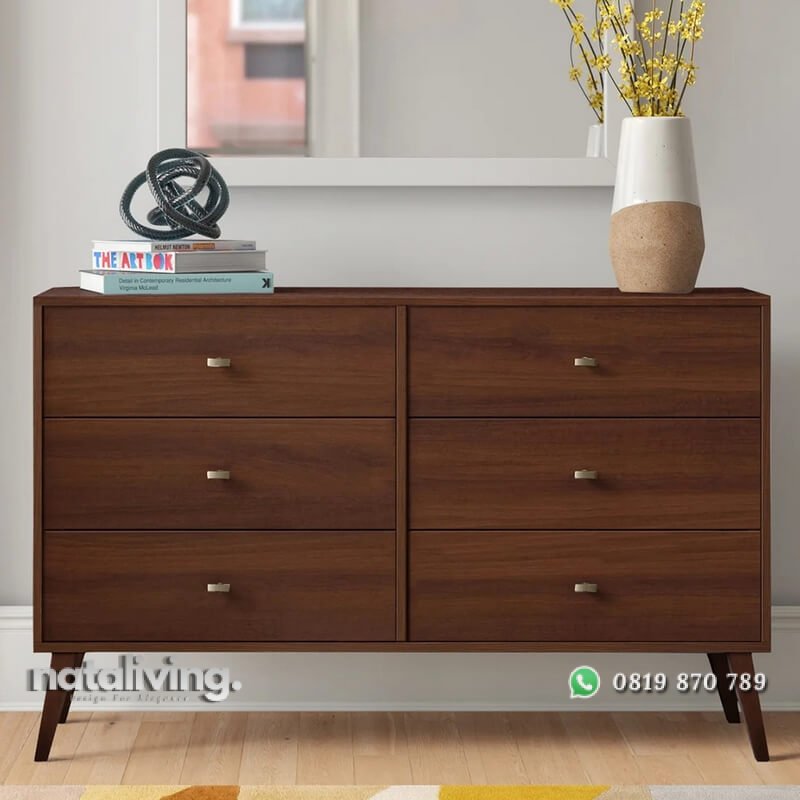 Bufet Jati Minimalis Alyssa Model 6 Laci Terbaru nataliving furniture 2 Bufet Jati Minimalis Alyssa Model 6 Laci Terbaru nataliving furniture 2