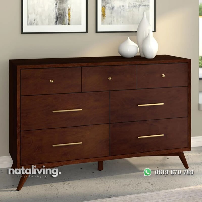 Bufet Jati Minimalis Terbaru Williams Model 7 Laci nataliving furniture 1 Bufet Jati Minimalis Terbaru Williams Model 7 Laci nataliving furniture 1