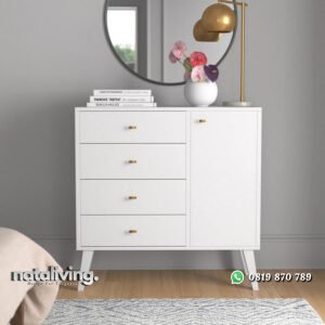 Bufet Warna Putih Jepara Model Minimalis Terbaru nataliving furniture