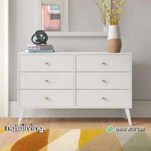 Bufet Warna Putih Minimalis Model Modern Terbaru nataliving furniture