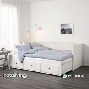 Dipan tempat tidur laci terbaru tempat tidur finishing duco nataliving furniture