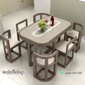 Kursi makan terbaik multifungsi kursi makan kayu jati nataliving furniture