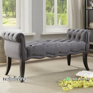 Bangku santai model klasik dudukan busa terbaik nataliving furniture