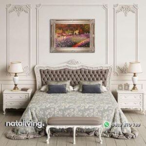 Set tempat tidur terbaru kamar set mewah nakas terbaik nataliving furniture