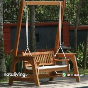 Ayunan kayu jati terbaik ayunan terbaru dekorasi taman nataliving furniture