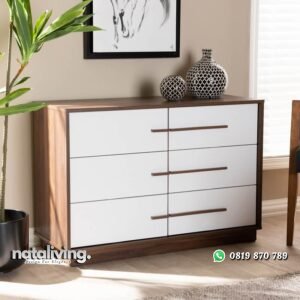 Dresser Minimalis 6 Laci Model Sederhana Terbaru nataliving furniture