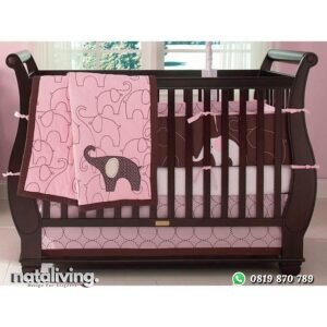 Tempat tidur bayi terbaru kayu jati baby tavel nataliving furniture