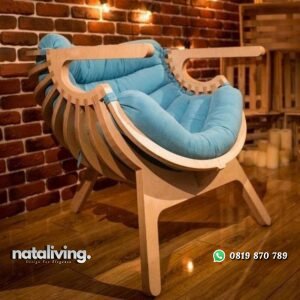 Kursi santai model unik dudukan busa terbaru nataliving furniture