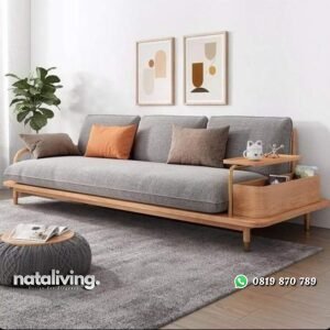 Bench serbaguna kayu jati full bantalan bangku panjang modern nataliving furniture