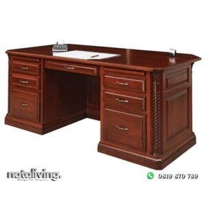 Meja kantor kayu jati meja direksi terbaru nataliving furniture