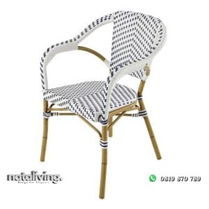 Kursi cafe rotan alami kombinasi rotan sintetis terbaru nataliving furniture