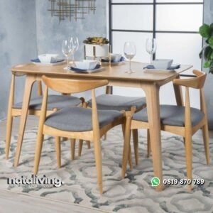 Kursi makan terbaru kursi makan kayu jati terbaik nataliving furniture