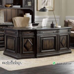 Meja direksi kayu jati meja kerja terlaris nataliving furniture