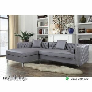 Sofa L terbaru kaki besi bahan jok oscar sofa tamu terbaik nataliving furniture