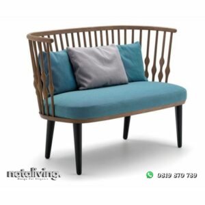 Bangku jari2 kayu jati terbaru kursi santai dudukan busa nataliving furniture