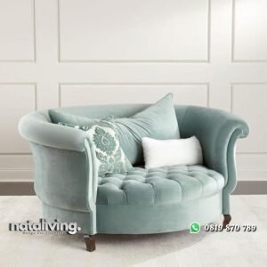 Kursi sofa bundar busa tebal kursi santai terbaik nataliving furniture