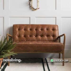 Kursi sofa kayu jati terbaru bangku modern dengan oscar nataliving furniture