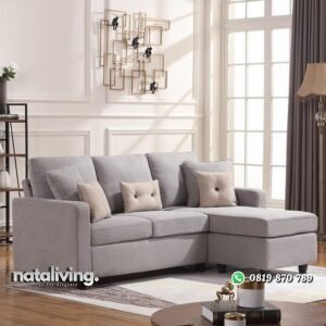 Sofa L retro terbaru bangku sofa terlaris nataliving furniture
