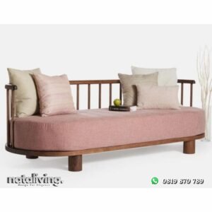 Bangku kayu jati busa tebal sofa jari2 full bantalan nataliving furniture