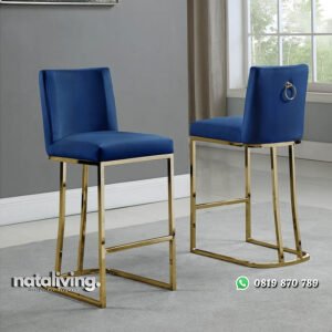 Kursi Bar Stainless Terbaru Model Minimalis Modern nataliving furniture