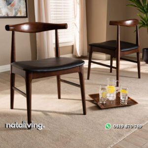 Kursi Cafe Model Minimalis Retro Modern Kayu Jati nataliving furniture