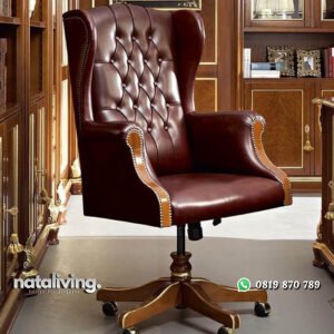 Kursi Kantor Diretur Jati Dengan Hidrolik Terbaru nataliving furniture