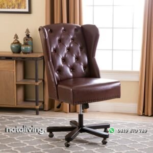 Kursi Kantor Jati Minimalis Sendok nataliving furniture