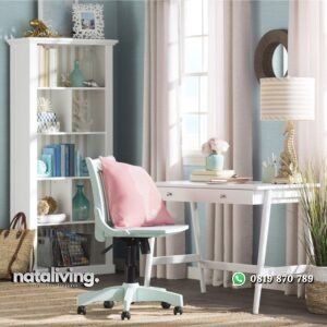 Set Meja Kerja Minimalis Modern Vintage nataliving furniture