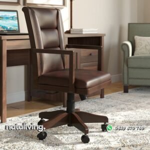 Kursi Kerja Kayu Minimalis Diablo nataliving furniture