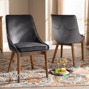 Kursi Makan Retro Minimalis Model Jok Modern nataliving furniture