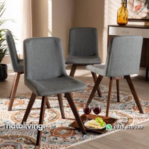 Kursi Makan Retro Terbaru Model Jok Minimalis nataliving furniture