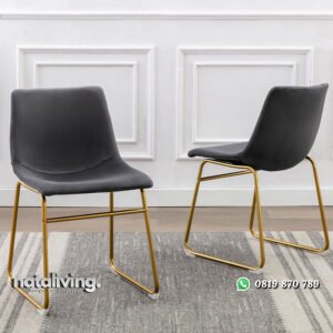 Kursi Makan Stainless Steel Rin Model Minimalis nataliving furniture