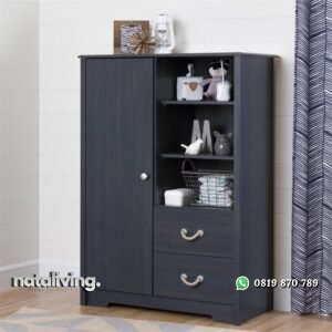 Lemari Pakaian Minimalis Biru nataliving furniture