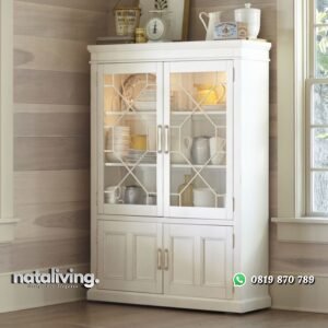 Lemari Dapur Minimalis Putih Sirosi nataliving furniture