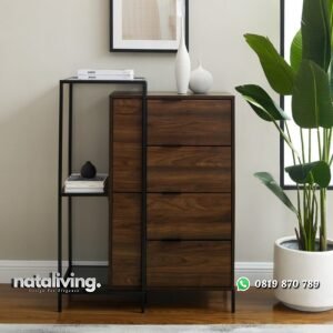 Lemari Laci Jati Modern Model Minimalis Terbaru nataliving furniture