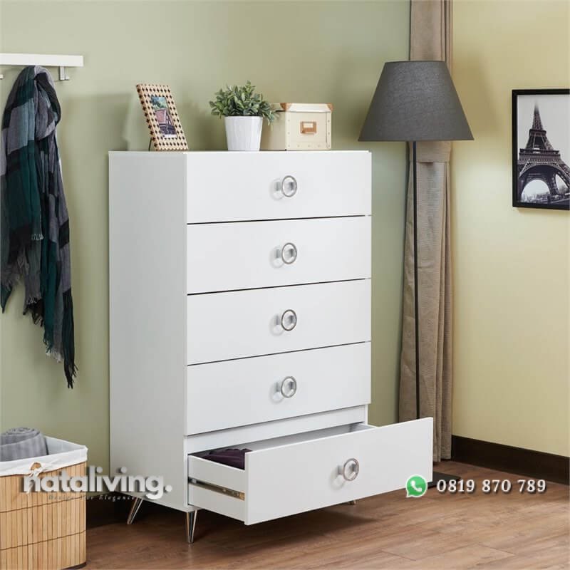 Lemari Laci Kayu Desain Minimalis In White nataliving furniture 2 Lemari Laci Kayu Desain Minimalis In White nataliving furniture 2