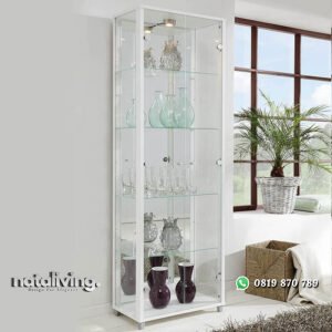 Lemari Pajangan Kaca Model Minimalis Terbaru nataliving furniture