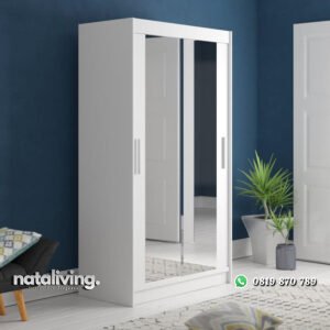 Lemari Pakaian 2 Pintu Geser Model Minimalis Terbaru nataliving furniture