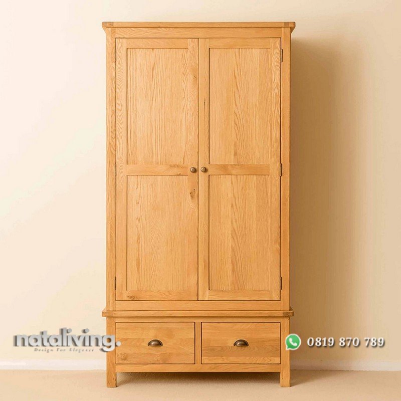 Lemari Pakaian Jati 2 Pintu Minimalis Roseland nataliving furniture 2 Lemari Pakaian Jati 2 Pintu Minimalis Roseland nataliving furniture 2