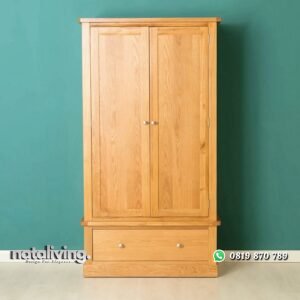 Lemari Pakaian Minimalis Terbaru 2 Pintu nataliving furniture