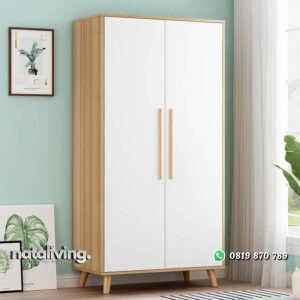 Lemari Pakaian Retro Minimalis Model Terbaru nataliving furniture